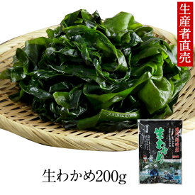 『生産者から直送』『2025年新わかめ』【あす楽対応】『生産者直売』生わかめ　国産 200g 鳴門海峡 鳴門わかめ 塩わかめ 徳島 鳴門 ワカメ 国産わかめ 塩蔵わかめ 塩蔵ワカメ 海藻 ご当地 産地直送 海産物 　免疫力生ワカメ生わかめ