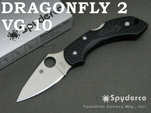 Spyderco/XpC_R C28PBK2 hStC2 /VG-10 n ubN ܂肽݃iCt