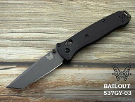 ベンチメイド 537GY-03 ベイルアウト 直刃 BENCHMADE BAILOUT 折りたたみナイフ アルミニウムハンドル ブ…
