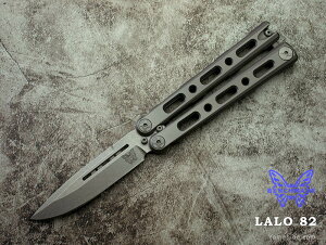 x`Ch 82 Laro OC`^jE o\iCt tH[fBOiCt ܂肽݃iCt ܂݃iCt BENCHMADE 82 LARO GRAY TITANIUM BALISONG balisong