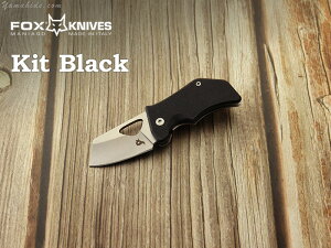 ブラック フォックス 01FX907 キット ブラック フレームロック ミニナイフ 折りたたみナイフ Black Fox Kit Black folding knife