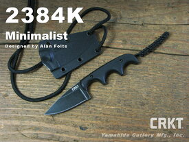 CRKT 2384K ミニマリスト ブラック/ドロップポイント コロンビアリバーナイフ&ツール ネックナイフ