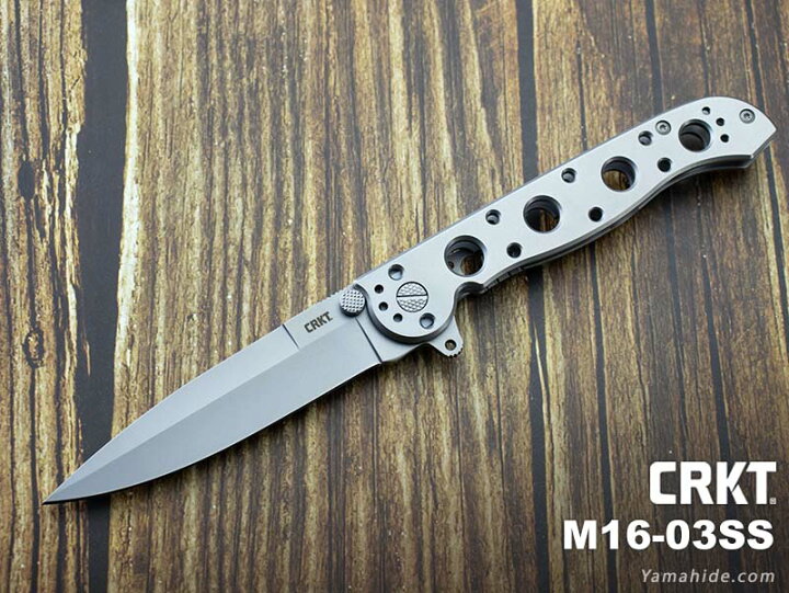 楽天市場】CRKT 折りたたみナイフ スピアー ブラック ブラック 