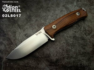 ライオンスチール ブッシュクラフトナイフ 02LS017 M5 サントスウッドハンドル LionSteel M5 Santos wood Bushcraft Knife
