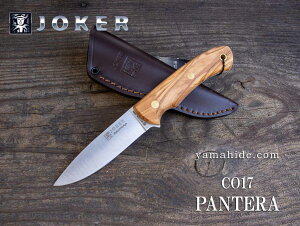 �W���[�J�[ CO17 �p���e�� �I���[�u �u�b�V���N���t�g�i�C�t Joker PANTERA OLIVE BUSHCRAFT KNIFE