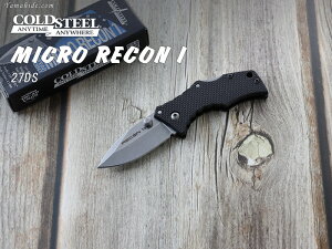 R[hX`[ CS-27DS }CN[R1 XsA|Cg ܂肽݃iCt ~jiCt COLD STEEL Micro Recon 1 Spear Point