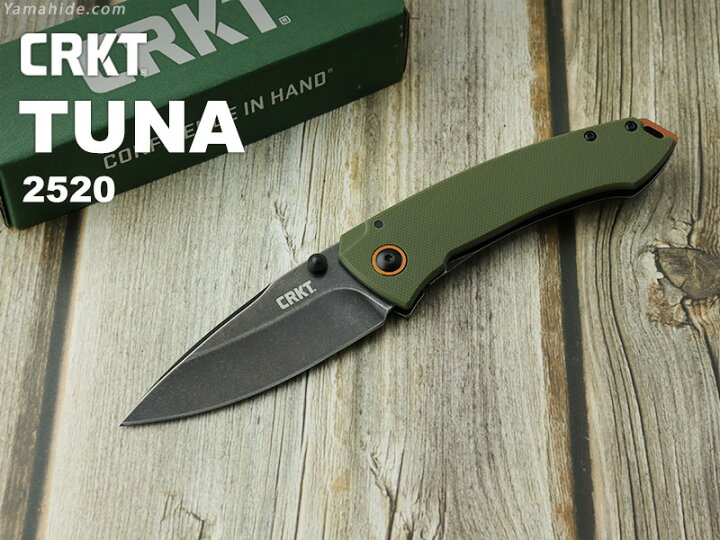楽天市場】CRKT フォールディングナイフ ツナ 折りたたみナイフ 2520 