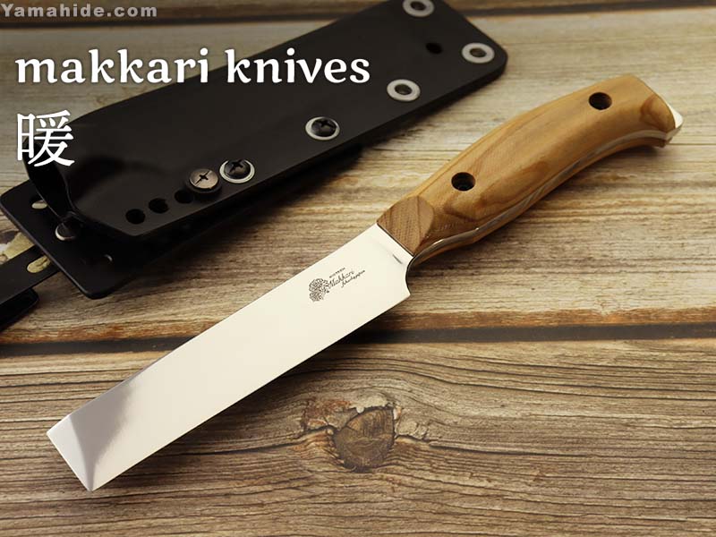 Makkari knives ミニ鉈 暖 オリーブウッドのサムネイル