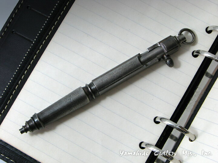 楽天市場】中山 英俊 作 ボルトアクション ボールペン ステン 黒染 