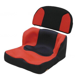 座位保持 クッション LAPS+ LAPBacks セット レッド 介護 安定感 クッション 大きい 日本製 お洒落 おしゃれ 介護 椅子用 車いす用 腰痛 腰 姿勢 骨盤矯正