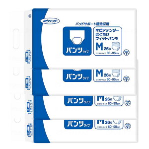 はくだけフィットパンツ (Mサイズ) パッド 尿 大容量 高齢者 男性 女性 マジックテープ 大きめ おしりふき 臭わない 介護 外出用 使い捨て 大判