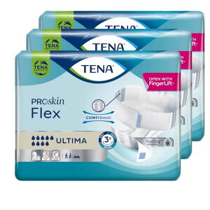 TENA フレックス アルティマ (Mサイズ) パッド 尿 大容量 高齢者 男性 女性 マジックテープ 大きめ おしりふき 臭わない 介護 外出用 使い捨て 大判 おしりふき 厚手 流せる 箱買い やわらか 肌