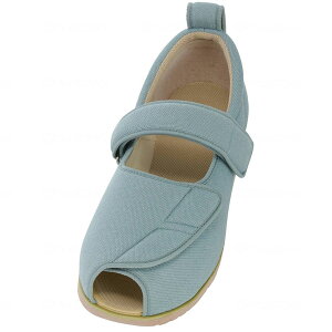 オープンマジック2 5E ミントグリーン 左M 介護靴 女性 レディース 男性 メンズ あゆみ 滑り止め シューズ スポーツ スニーカー 軽量 外履き 介護 医療 ウェルファン掲載 ウォーキング ランニ