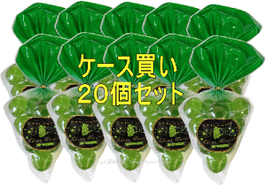 シャインマスカット玉ゼリー(1袋10玉入)20個セット 【送料無料】ひとくち玉ゼリー 玉ゼリー つまようじ 一口玉ゼリー