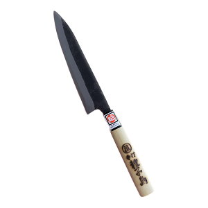 種子島包丁 刺身包丁 両刃黒打(小)