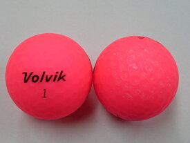 【Bランク】ボルビック　ビビッド　マットピンク　1球【中古】ロストボール　ゴルフボール　volvik　VIVID