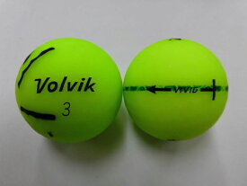 【マジックSAランク】ボルビック　ビビッド　マットグリーン　1球【中古】ロストボール　ゴルフボール　volvik　VIVID