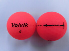 【マジックSAランク】ボルビック　ビビッド　マットピンク　1球【中古】ロストボール　ゴルフボール　volvik　VIVID