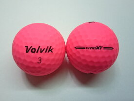 【SAランク】ボルビック　ビビッド　XT　ピンク　1球【マーク・ネーム無】【中古】ロストボール　ゴルフボール　volvik　VIVID