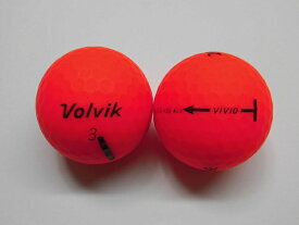 【マジックSAランク】ボルビック　ビビッド　マットレッド　1球【中古】ロストボール　ゴルフボール　volvik　VIVID