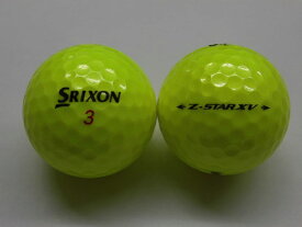 【Sランク】スリクソン　ゼットスターエックスブイ　2021年　プレミアムパッションイエロー　1球【マーク・ネーム無】【中古】ロストボール　ゴルフボール　SRIXON Z-STAR XV