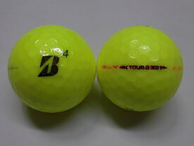 【マジックAランク】TOUR B XS　Bマークロゴ　2022年　1球 　イエロー【中古】ロストボール　ゴルフボール　BRIDGESTONE GOLF
