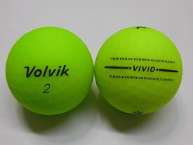 【SAランク】【マーク・ネーム有】ボルビック　ビビッド　マットグリーン　1球【中古】ロストボール　ゴルフボール　volvik　VIVID