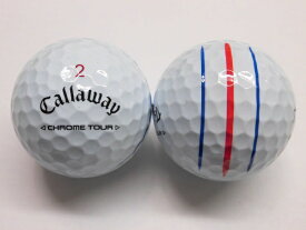 【Sランク】Callaway　CHROME TOUR　2024年　トリプルトラック　ホワイト　1球【マーク・ネーム無】【中古】ロストボール　ゴルフボール　クロムツアー　キャロウェイ
