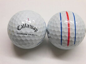 【Bランク】Callaway　CHROME TOUR X　2024年　トリプルトラック　ホワイト　1球【中古】ロストボール　ゴルフボール　クロムツアーエックス キャロウェイ