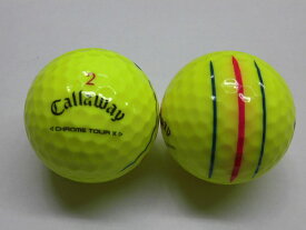 【Aランク】【マーク・ネーム有】Callaway　CHROME TOUR X　2024年　トリプルトラック　イエロー　1球【中古】ロストボール　ゴルフボール　クロムツアーエックス　キャロウェイ