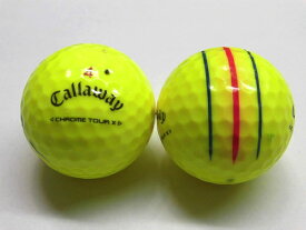 【マジックAランク】Callaway　CHROME TOUR X　クロムツアーエックス　2024年　トリプルトラック　イエロー　1球【中古】ロストボール　ゴルフボール　キャロウェイ