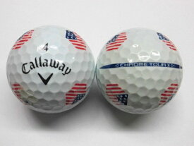 【Bランク】Callaway CHROME TOUR X　TRUTRACK　USA　2024年　1球【マーク・ネーム無】【中古】ロストボール　ゴルフボール　キャロウェイ　クロムツアーエックス トゥルートラック