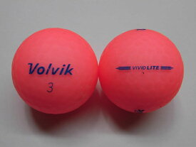 【Bランク】ボルビック　ビビッド　ライト　シャーベットピンク　1球【中古】ロストボール　ゴルフボール　volvik　VIVID　LITE