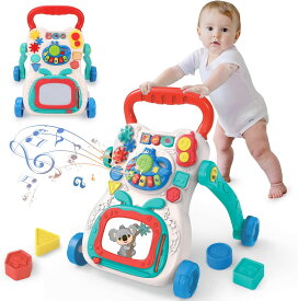 手押し車 赤ちゃんのおもちゃ ベビーファーストウォーカー 音楽啓蒙 ペイントゲーム 子ども 子供おもちゃ知育玩具 出産祝い 誕生日プレゼント 1歳 一歳 男の子 女の子