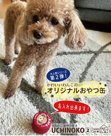 New! 第2弾！ うちのこ おやつ缶 ネーム入り ギフト おやつ入れ 犬 わんこ ペット かわいい オリジナル 名前入り 小物入れ アクセサリーケース プレゼント 日本製 無料ラッピング 種類 たくさん あります♪ いまなら 3缶 ご注文で 送料無料！