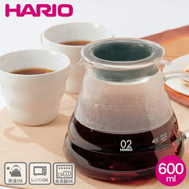 ハリオ V60 コーヒーサーバー レンジサーバー 600ml クリア おしゃれ コーヒーポット 目盛り付き HARIO XGSR-60TB 合羽橋 かっぱ橋
