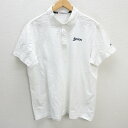z■スリクソン/SRIXON 半袖ポロシャツ 鹿の子【3L】白/men's/97【中古】