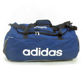 D■アディダス/adidas ロゴプリント ボストンショルダーバッグ BAG■紺/52【中古】