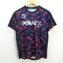 Q■美品■ペナルティ/PENALTY 総柄 プラクティスTシャツ/トレーニングシャツ【メンズS】MENS/41【中古】