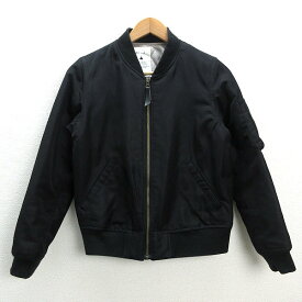 s■ニコアンド/niko and... 中綿ブルソンジャケット JKT【3】黒/LADIES/60【中古】