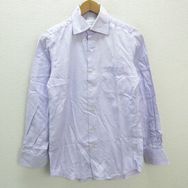 s■アローズ/green label relaxing 胸ポケット付きシャツ/ワイシャツ【37】紫/MENS/134【中古