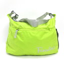 D■パラディーゾ/PARADISO ロゴプリント ショルダーバッグ BAG■黄/62【中古】