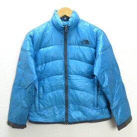 y■ノースフェイス/THE NORTH FACEアコンカグア ダウンACONCAGUA/NDW18301■水色【レディースS】LADIES/96【中古】