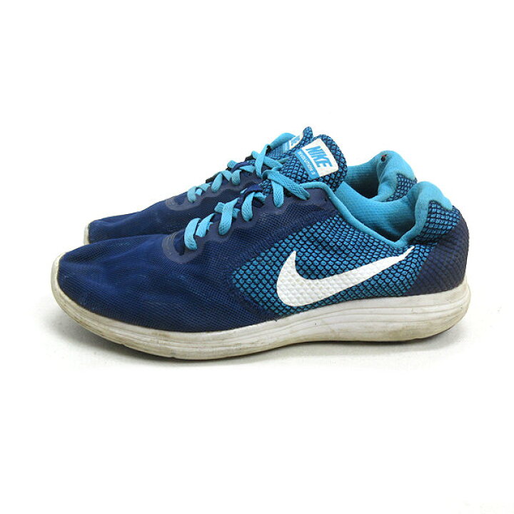 y【28cm】ナイキ/NIKEレボリューション3 ランニングシューズ水色MENS/F42【中古】 マニライズ NIKE レボリューション3 中古