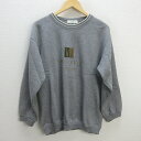 D■ピエールバルマン/Pierre Balmain Vent Vert スウェット トレーナー オールド【L程度】グレー/MENS/15【中古】■