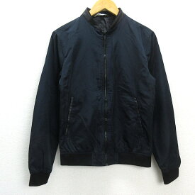 k■ザラマン/ZARA MAN ナイロンジャケット/ボンバーJKT【S】紺/MENS■102【中古】