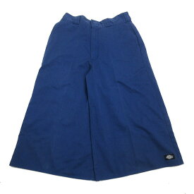 a■ディッキーズ/Dickies×ニコアンド/niko and.. コットン バギーパンツ/フレア【4】青/LADIES/99【中古】