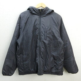 s■ジムマスター/gym master フルジップ 中綿ジャケット JKT【L】灰/MENS/214【中古】