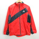 s■アディダス/adidas 薄手ジャケット JKT/トレーニング【L】橙/MENS/200【中古】
