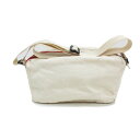 a■サンダック/Sun Duck キャンバス ショルダーバッグBAG■白/LADIES/52【中古】